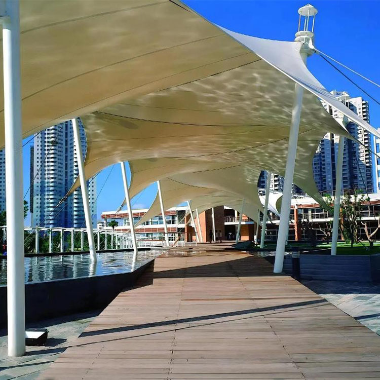 巍山膜结构景观棚