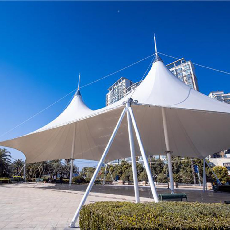 巍山膜结构景观棚