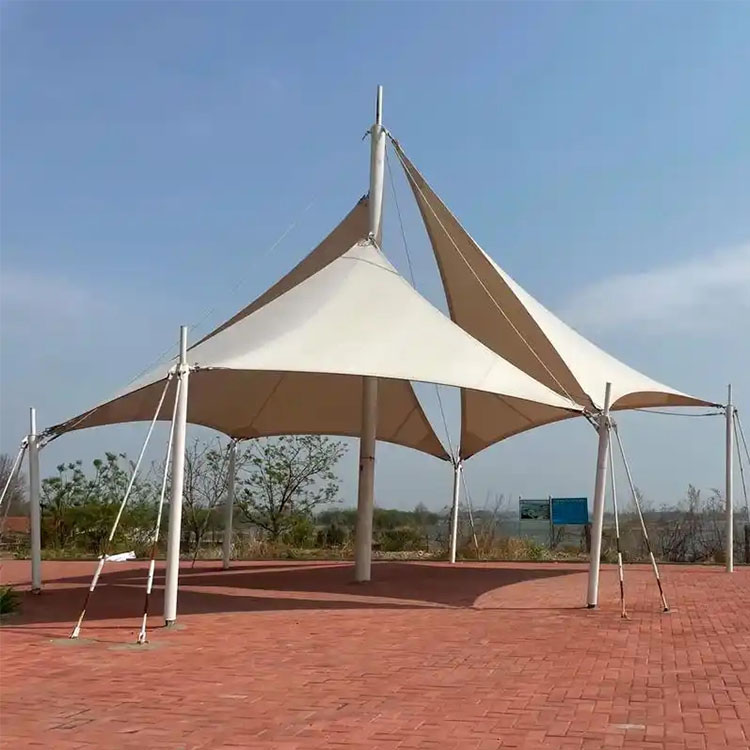 巍山膜结构景观棚