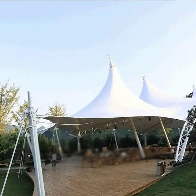 巍山膜结构景观棚