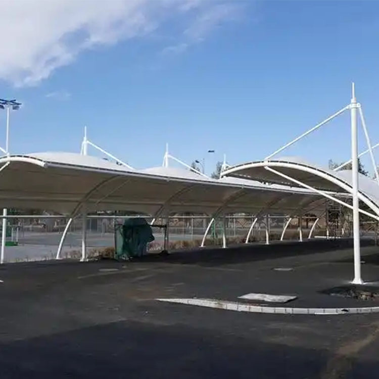 巍山膜结构电动车棚