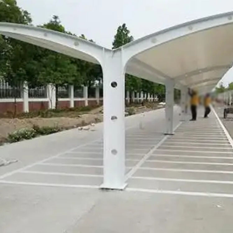 巍山膜结构电动车棚